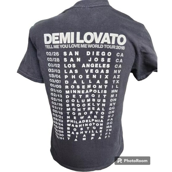 Demi Lovato Tour T-Shirt 2018 Size Small Tell Me You Love Me - Picture 3 of 6